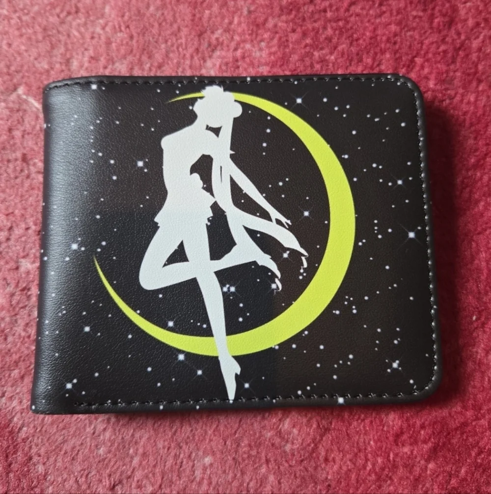 New Sailor moon anime manga leather wallet